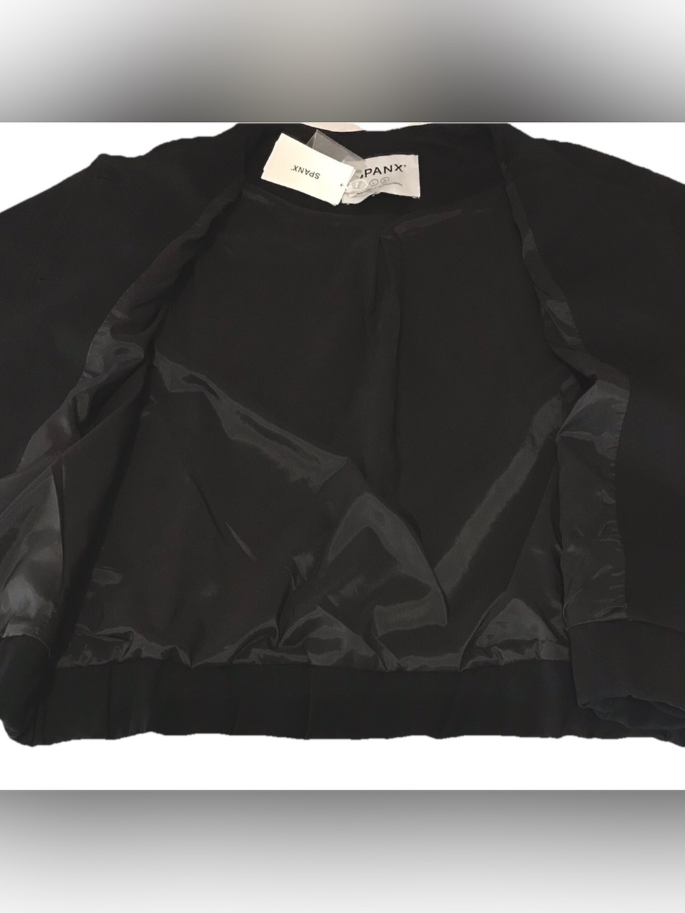Spanx Women's Ponte Femme Bomber Jacket Size Large - Picture 5 of 7